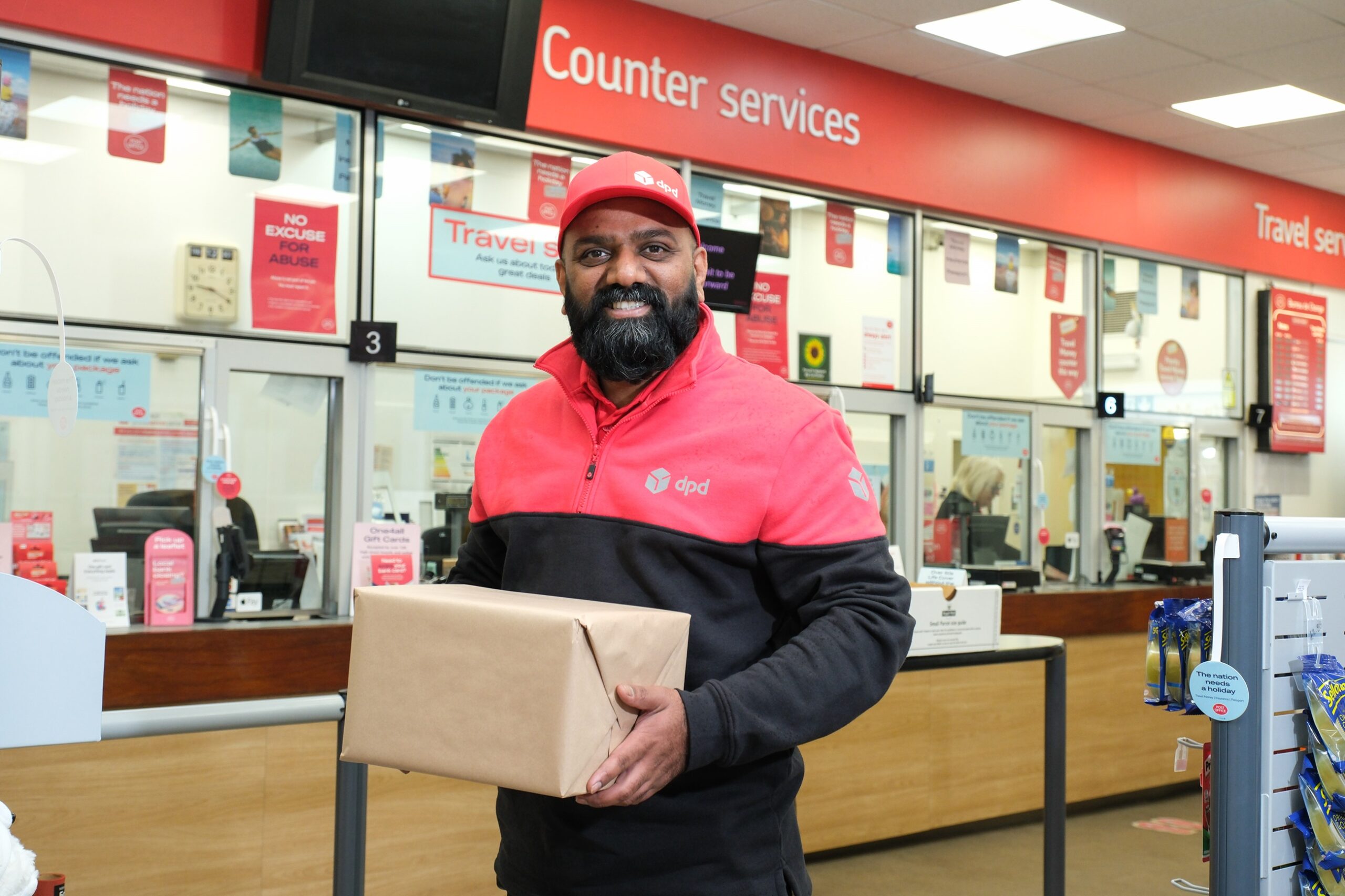can you send dpd via post office